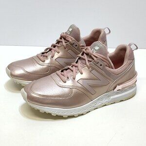New Balance 574 Sport Sneakers Running Shoes WS574SAR Rose-Gold Women US 10 EUC